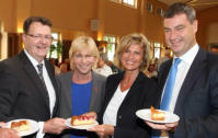 Michael Frieser, Dagmar Wöhrl und den bayerischen Ministerpräsidenten Markus Söder